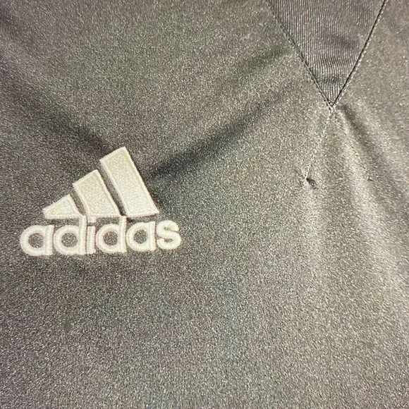 Adidas climate Athletic shirt black with white stripes size Small - Picture 2 of 6